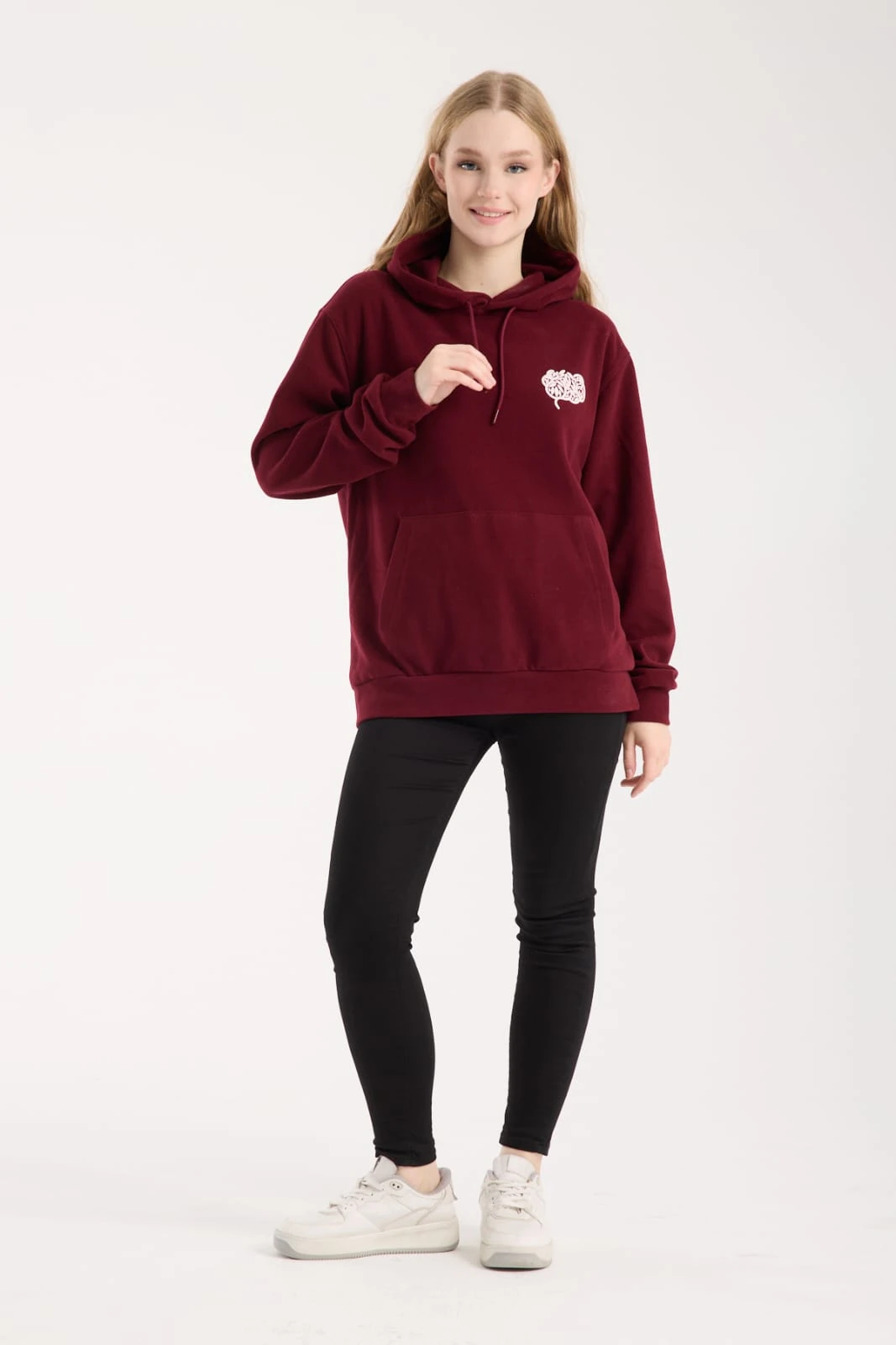 VIBE Bordo Hoodie