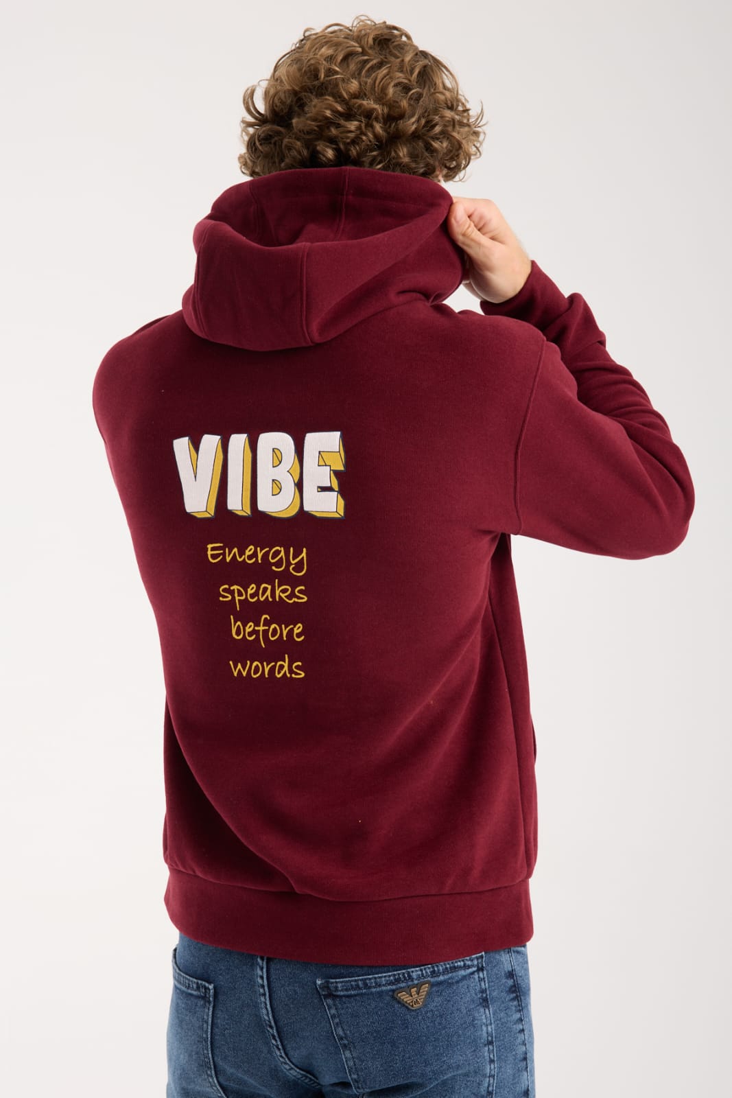 VIBE Bordo Hoodie