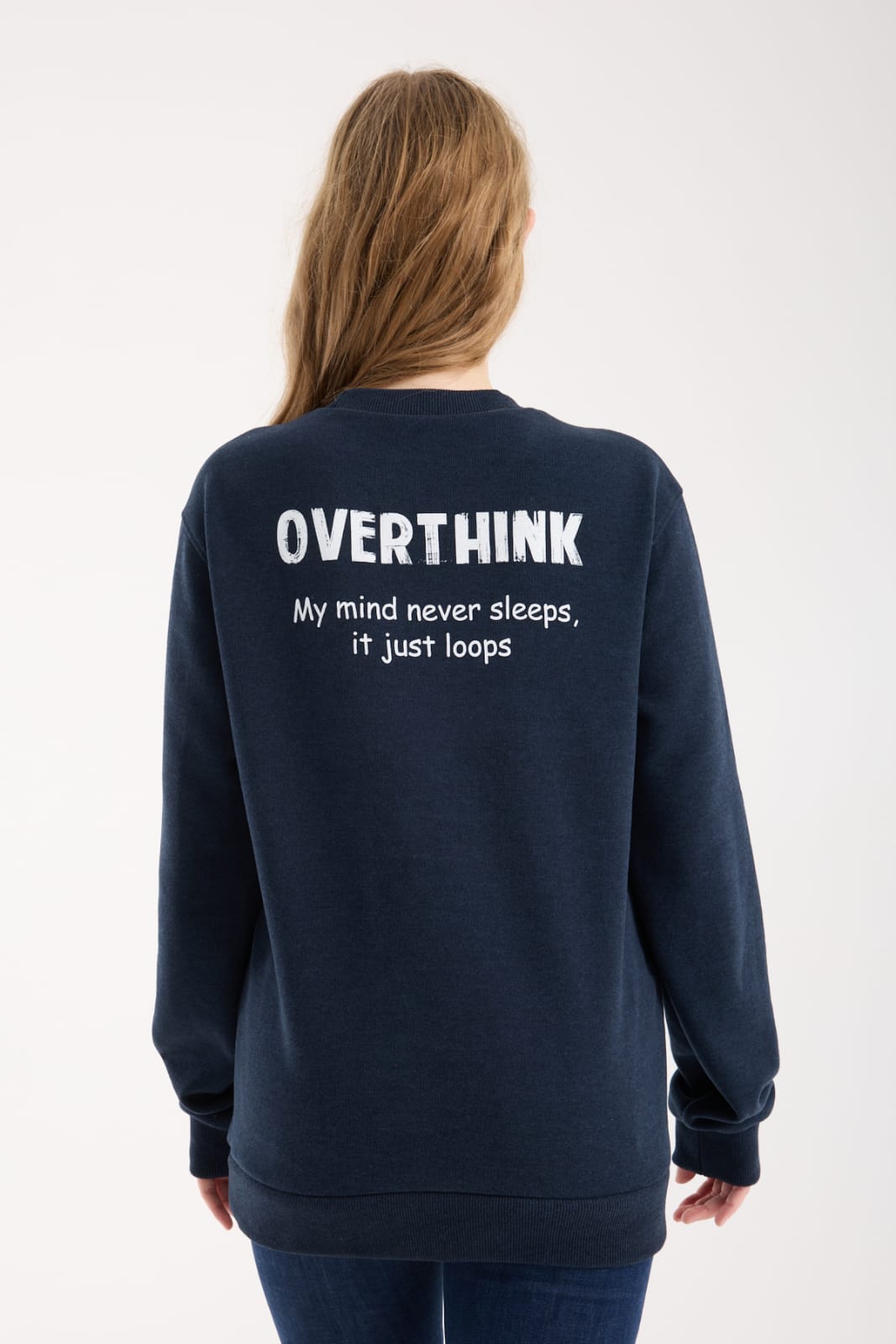 OVERTHINK Lacivert Kazak