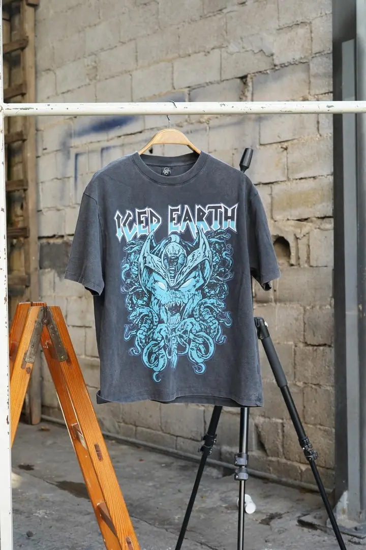 İced Earth Kısa Kollu Oversize T-shirt