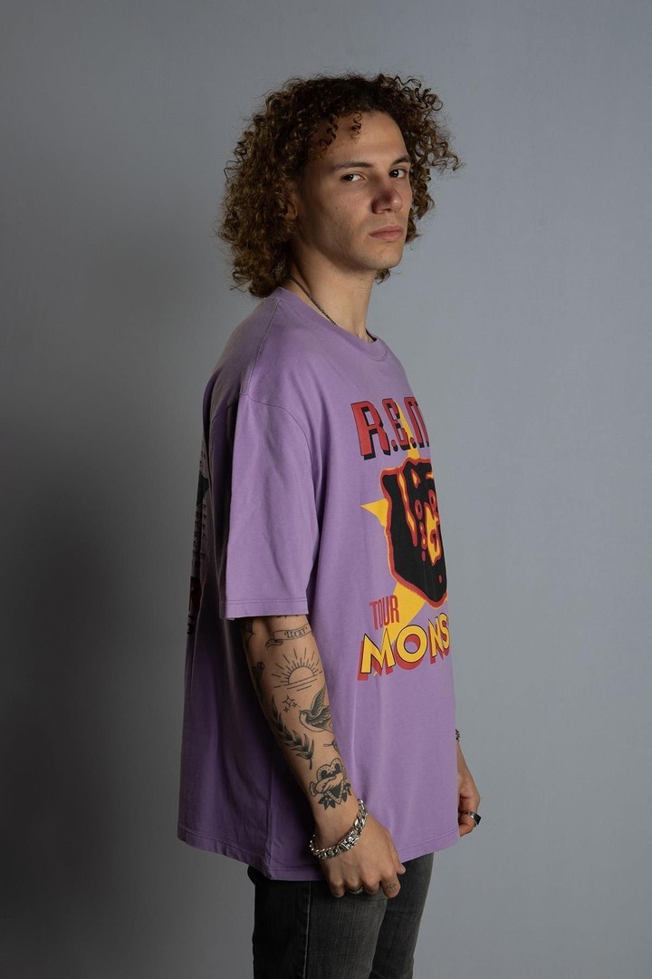 '' R.e.m. Monster Tour 1995 '' Vintage Oversize T-shirt