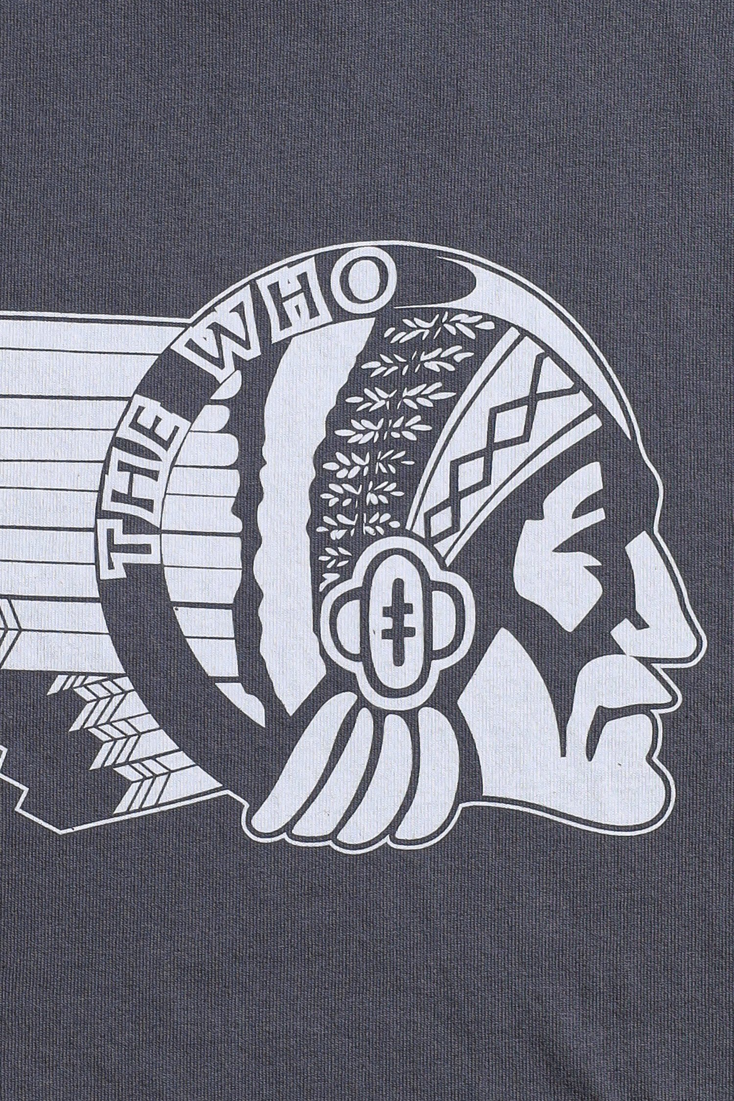 The Who Retro Rock Band Kısa Kol Gri Oversize Tshirt