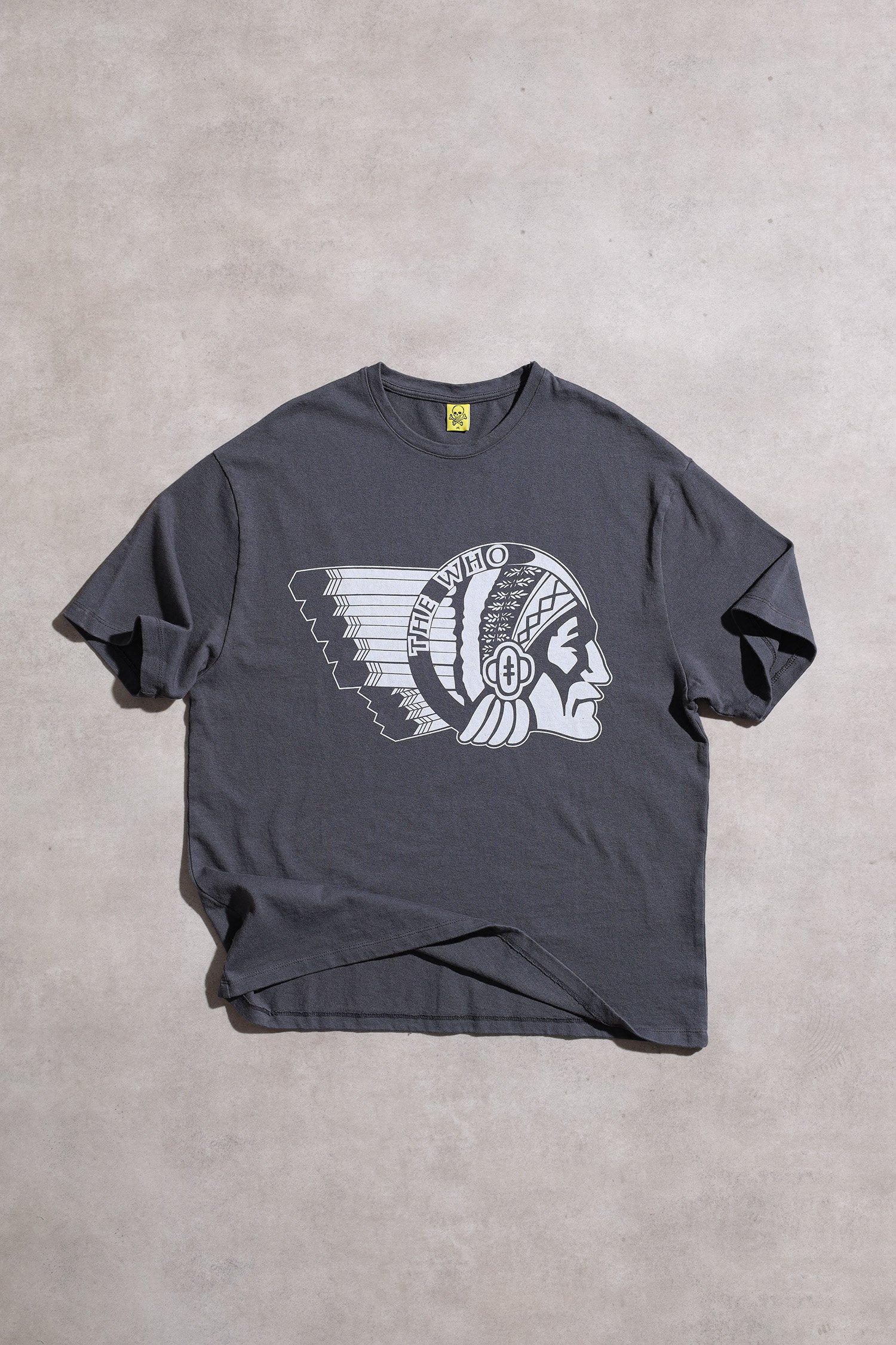 The Who Retro Rock Band Kısa Kol Gri Oversize Tshirt