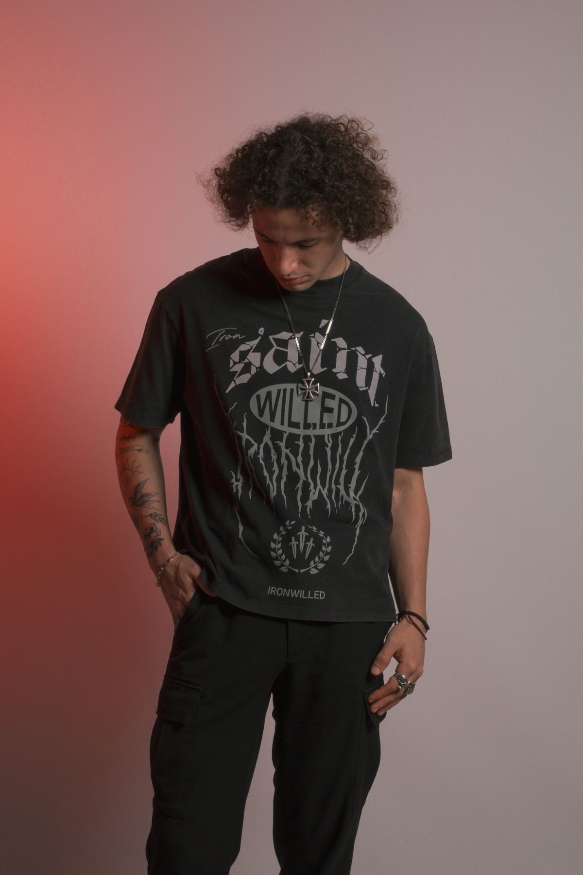 ''Saint Willed'' Vintage Oversize T-shirt