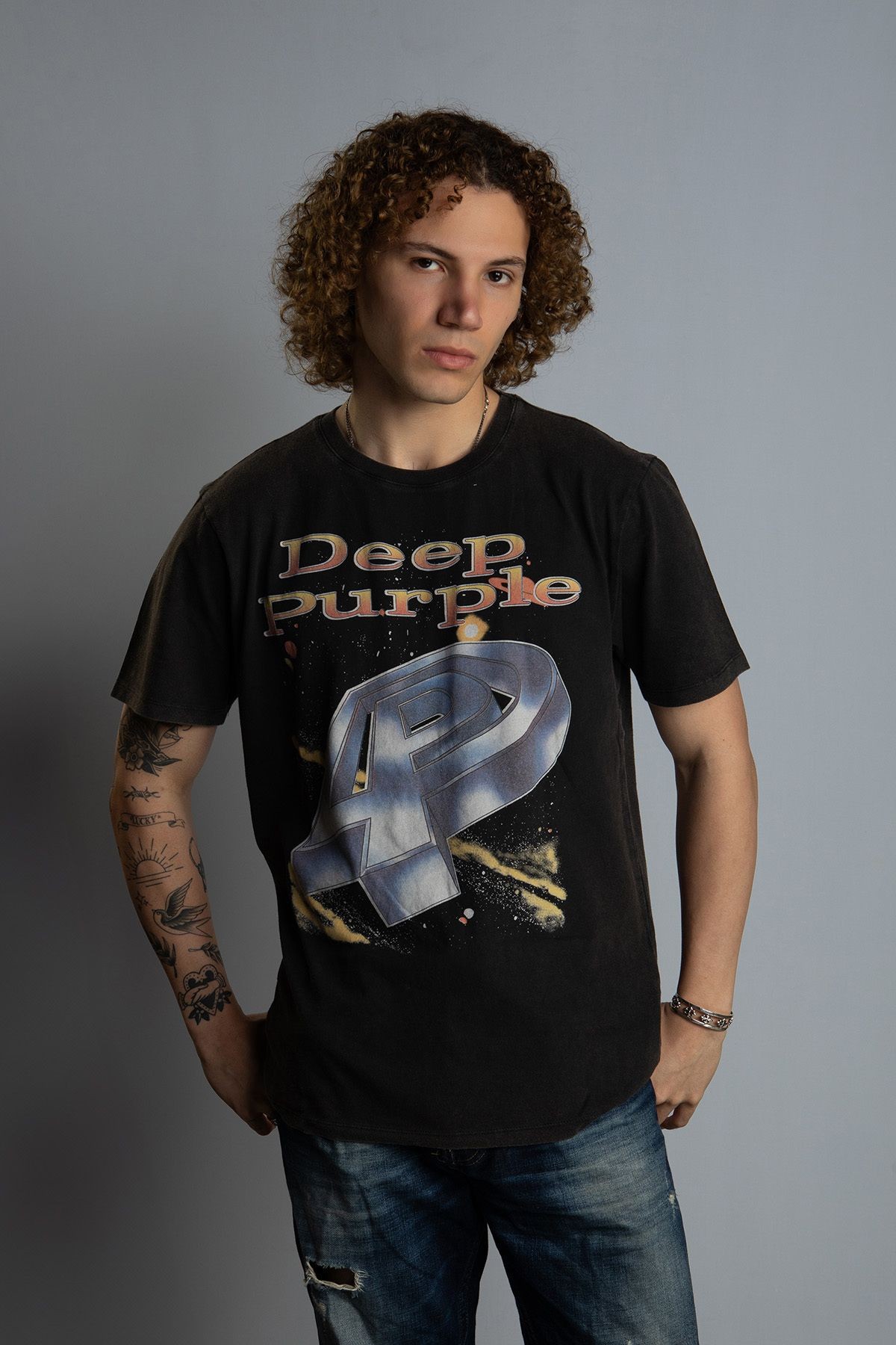 ''Deep Purple'' Regular Fit T-shirt