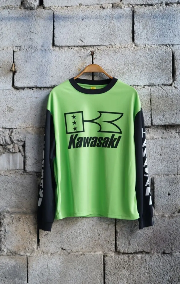 Kawasaki Fileli Uzun Kol T-shirt