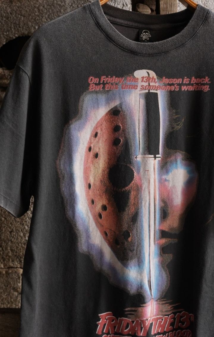 Friday The 13 TH Oversize Yıkamalı T-shirt