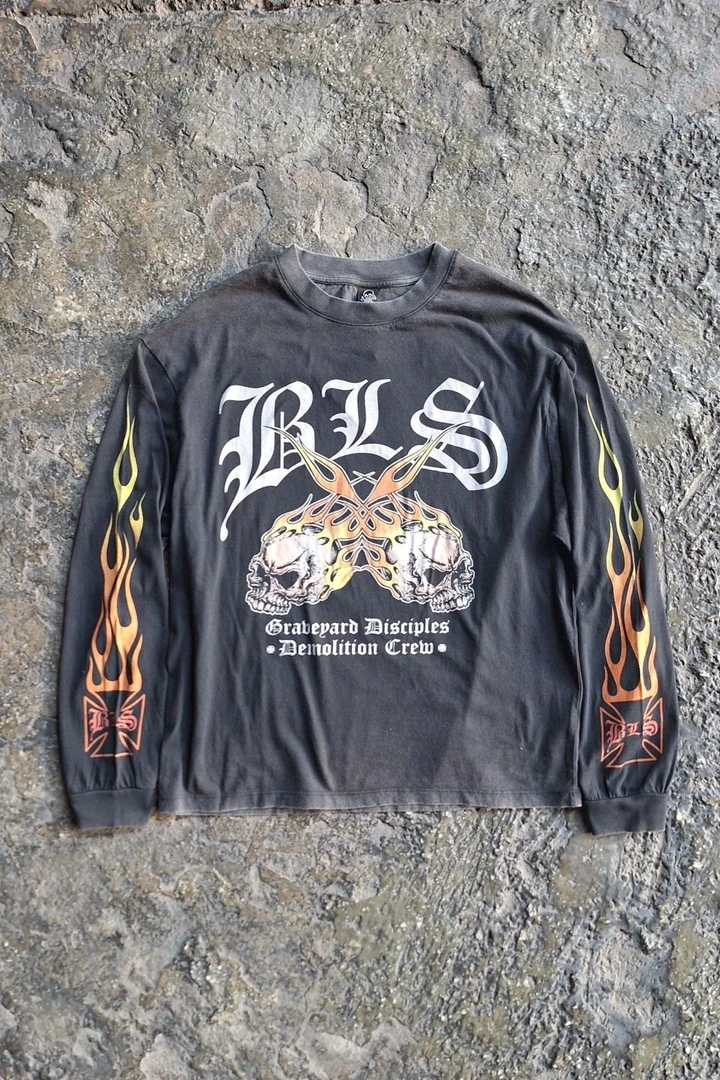 Black Label Society BLS Choppers Uzun Kol T-shirt