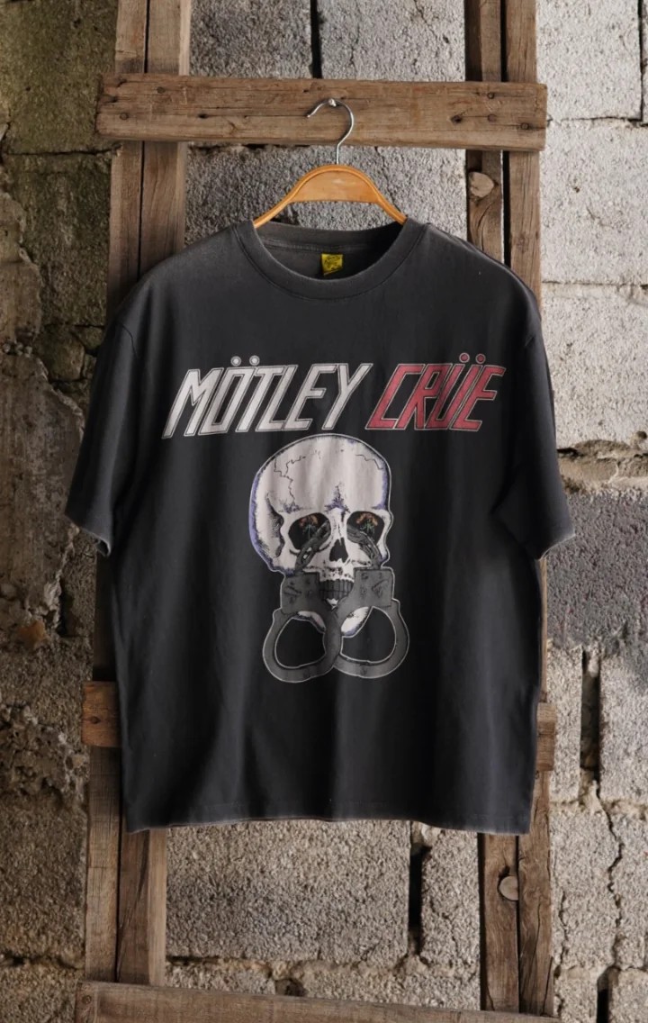 Mötley Crüe “Tour 1983” Özel Tasarım Vintage Rock Tişört