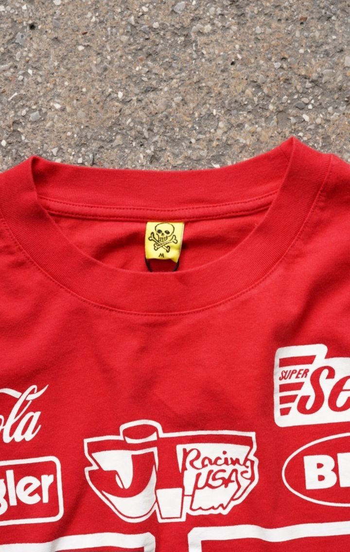 Honda Baskılı Red Uzun Kol T-shirt