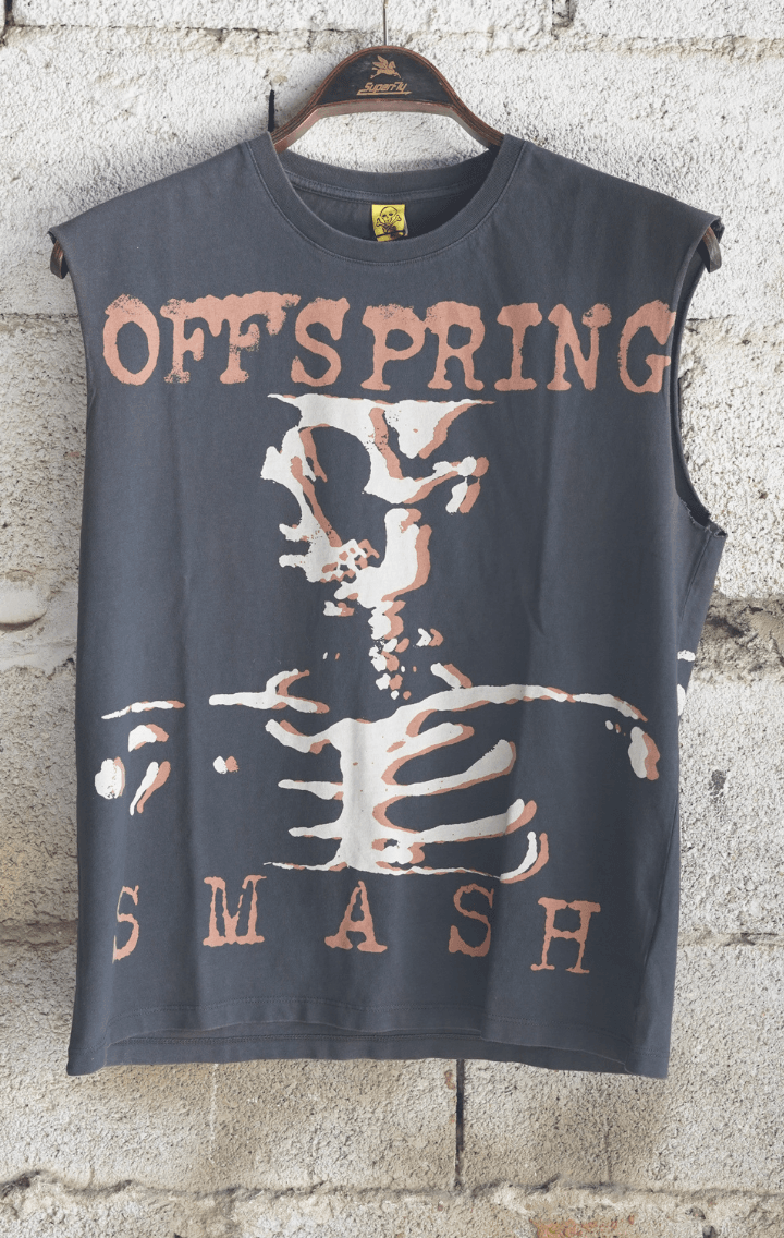 Offspring Smash 1995 Vintage Rock Kolsuz Oversize Tişört