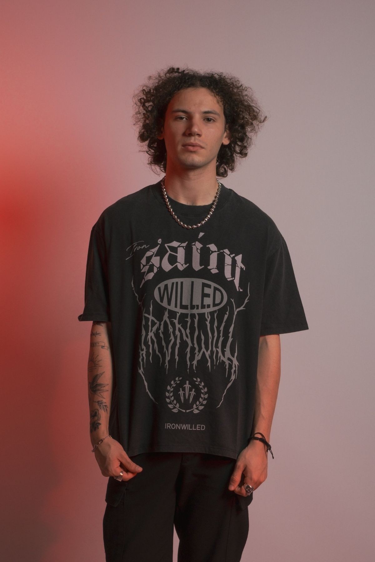 ''Saint Willed'' Vintage Oversize T-shirt