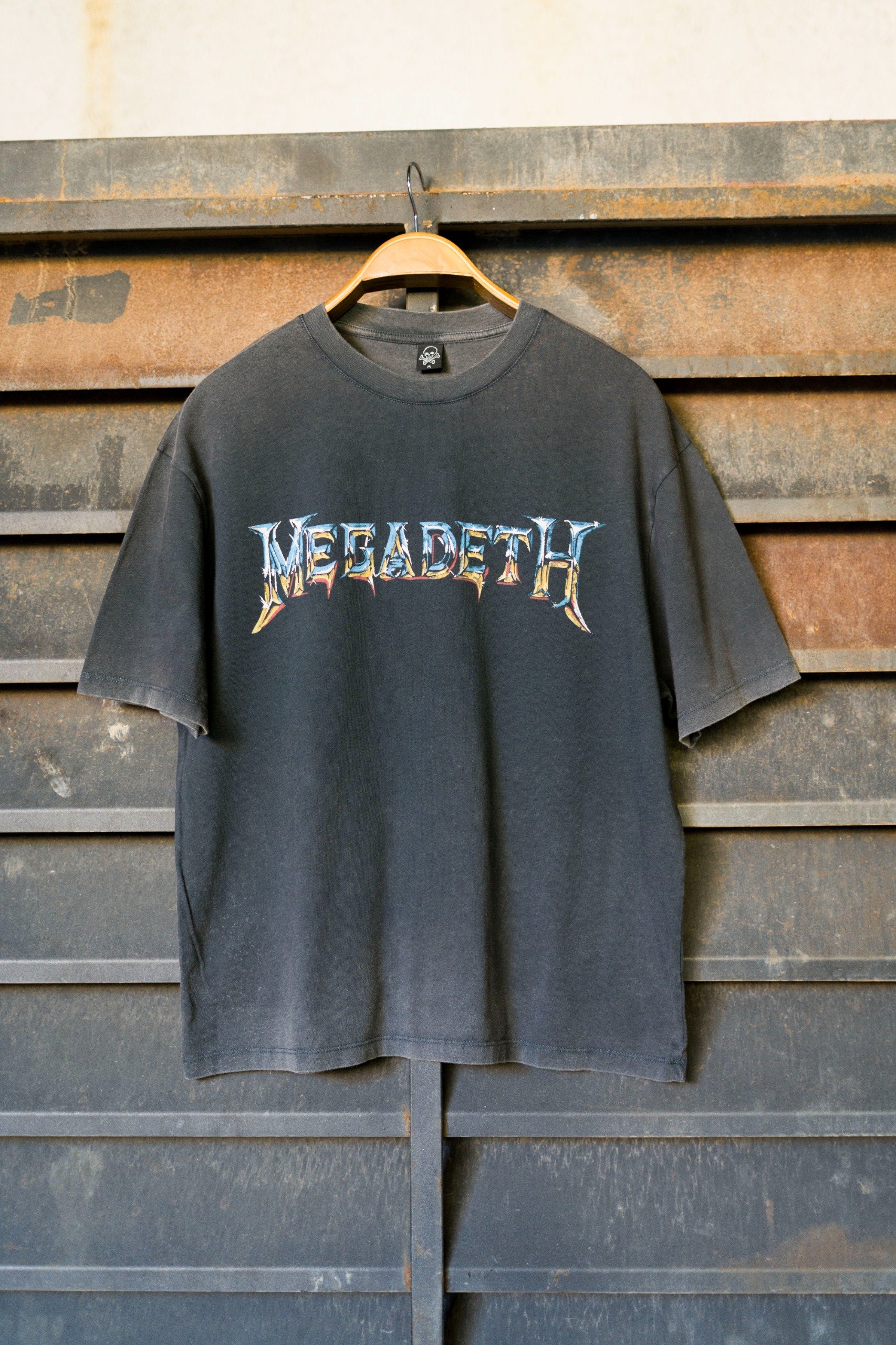 Megadeth 'Sword' Ovesize Yıkamalı T-shirt