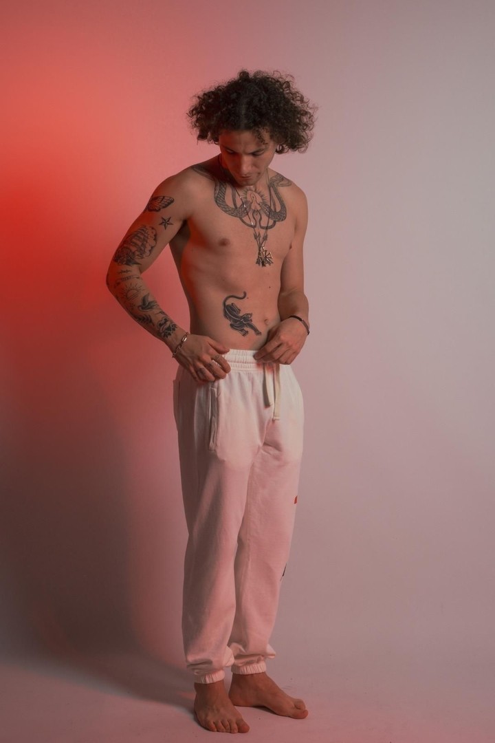 SAINT SVINT Unisex Grafik Baskılı Beyaz Jogger Eşofman Altı