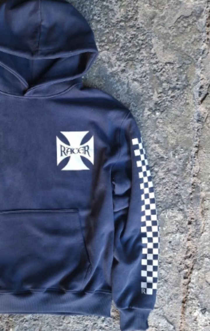 Racer Kapüşonlu Sweatshirt
