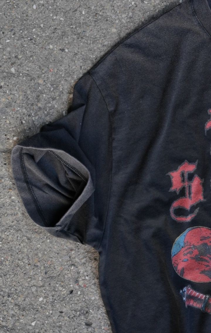 Black Sabbath Born Again Yıkamalı Oversize T-shirt
