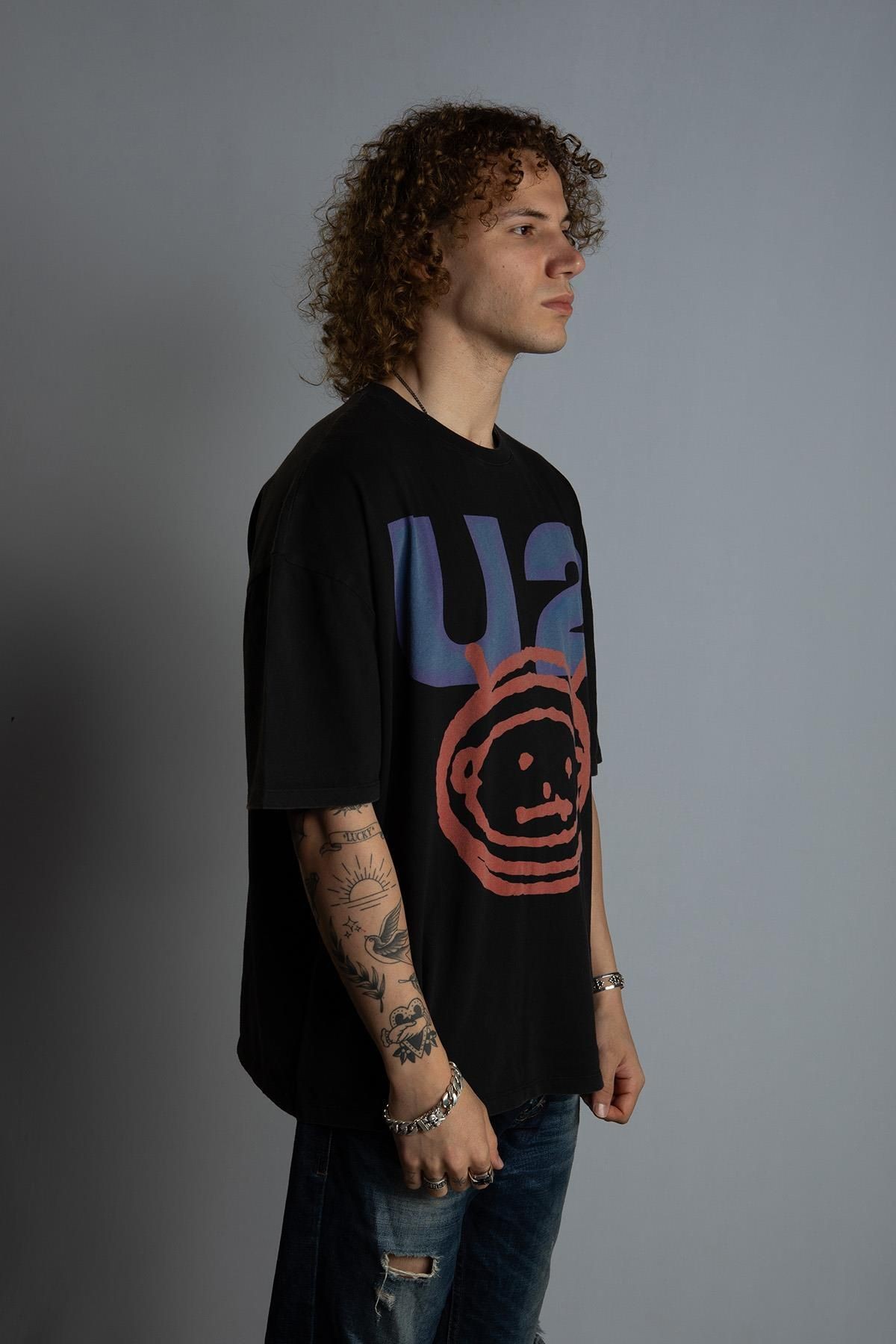 ''u2'' Vintage Oversize T-shirt