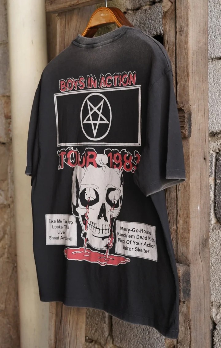 Mötley Crüe “Tour 1983” Özel Tasarım Vintage Rock Tişört