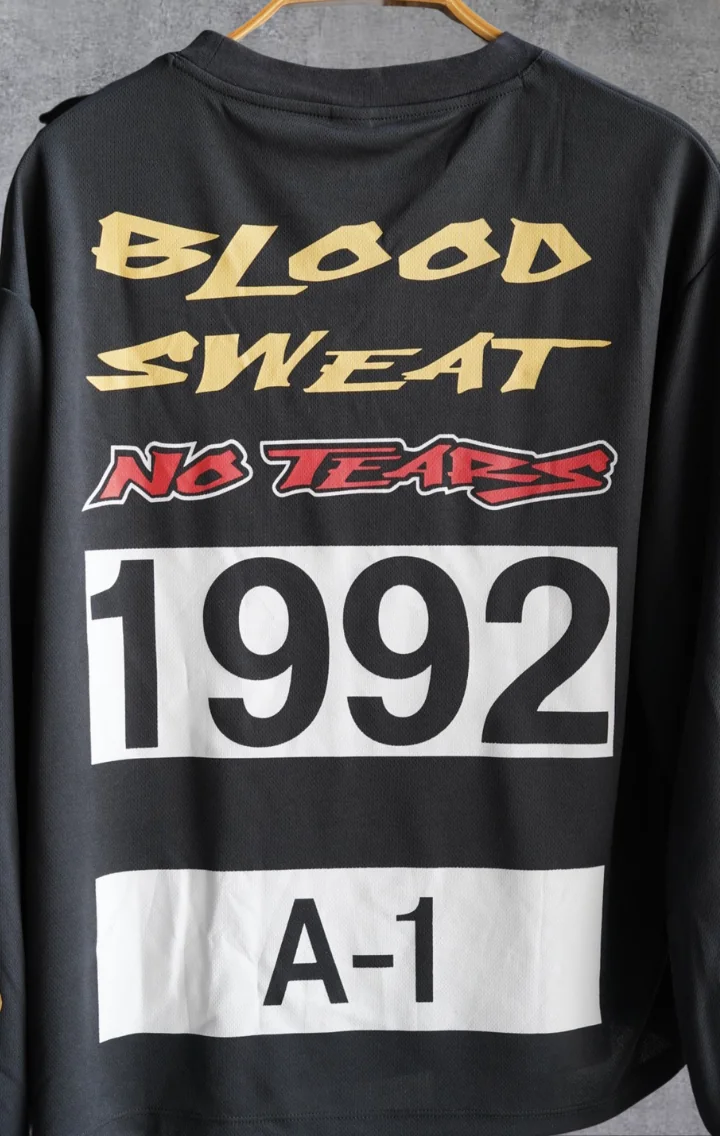No Tears BMX Street Uzun Kol Siyah Forma