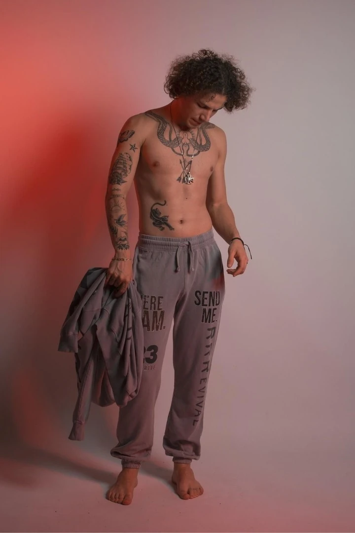 Revıval 123 Greymelange Eşofman Altı - gri melanj