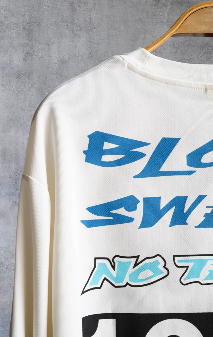 No Tears BMX Street Uzun Kol Off White Forma