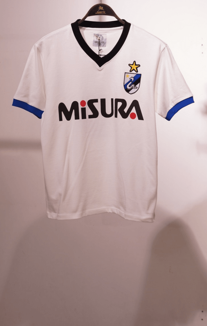 Retro Inter Milano Beyaz Futbol Forması 1989