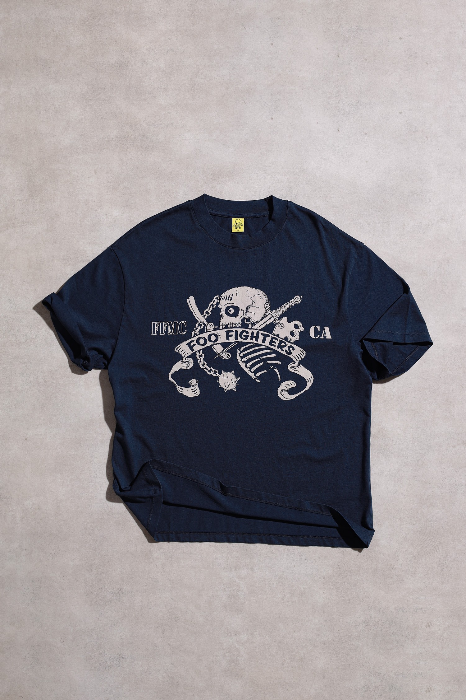 Foo Fighters San Fernando Oversize Kısa Kollu Koyu Lacivert Tshirt