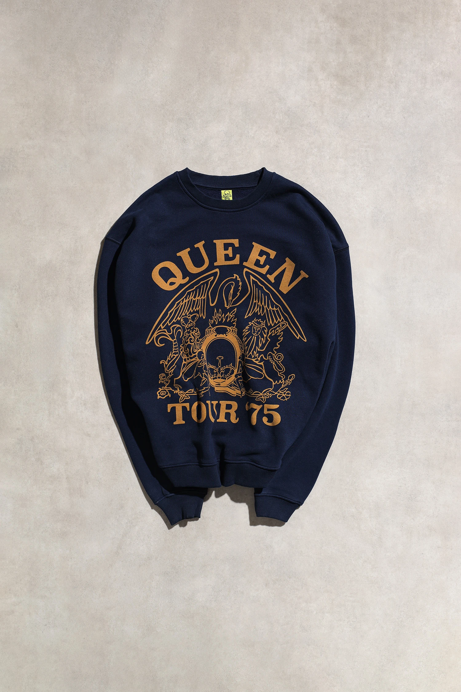 Queen Tour 75 Vintage Unisex Lacivert 3 İplik Sweatshirt