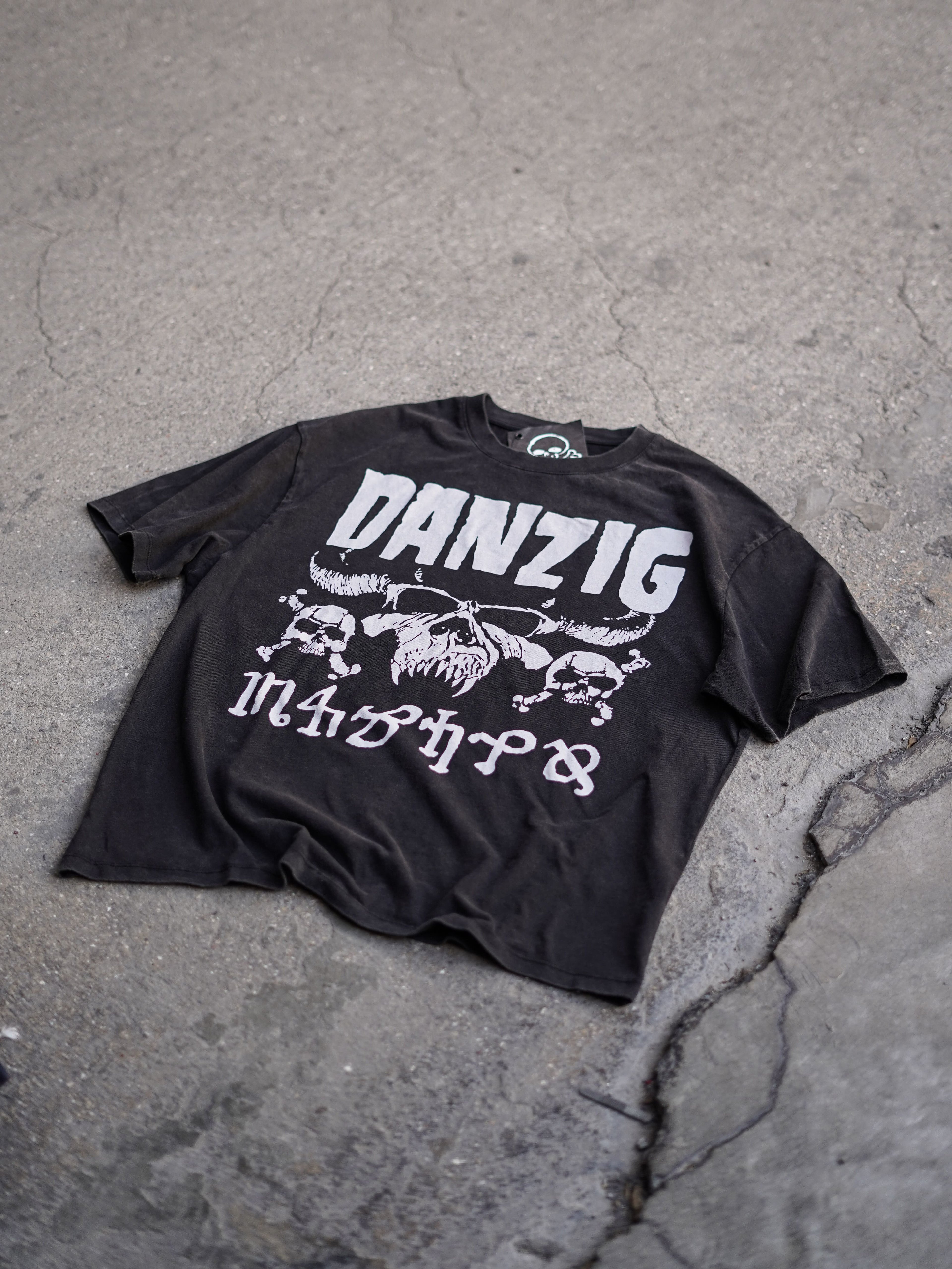 ''danzig'' Oversize Metal T-shirt