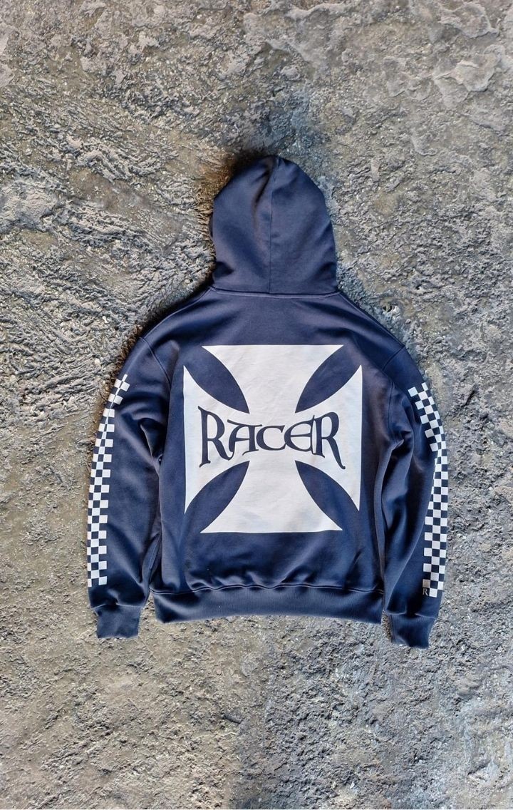 Racer Kapüşonlu Sweatshirt