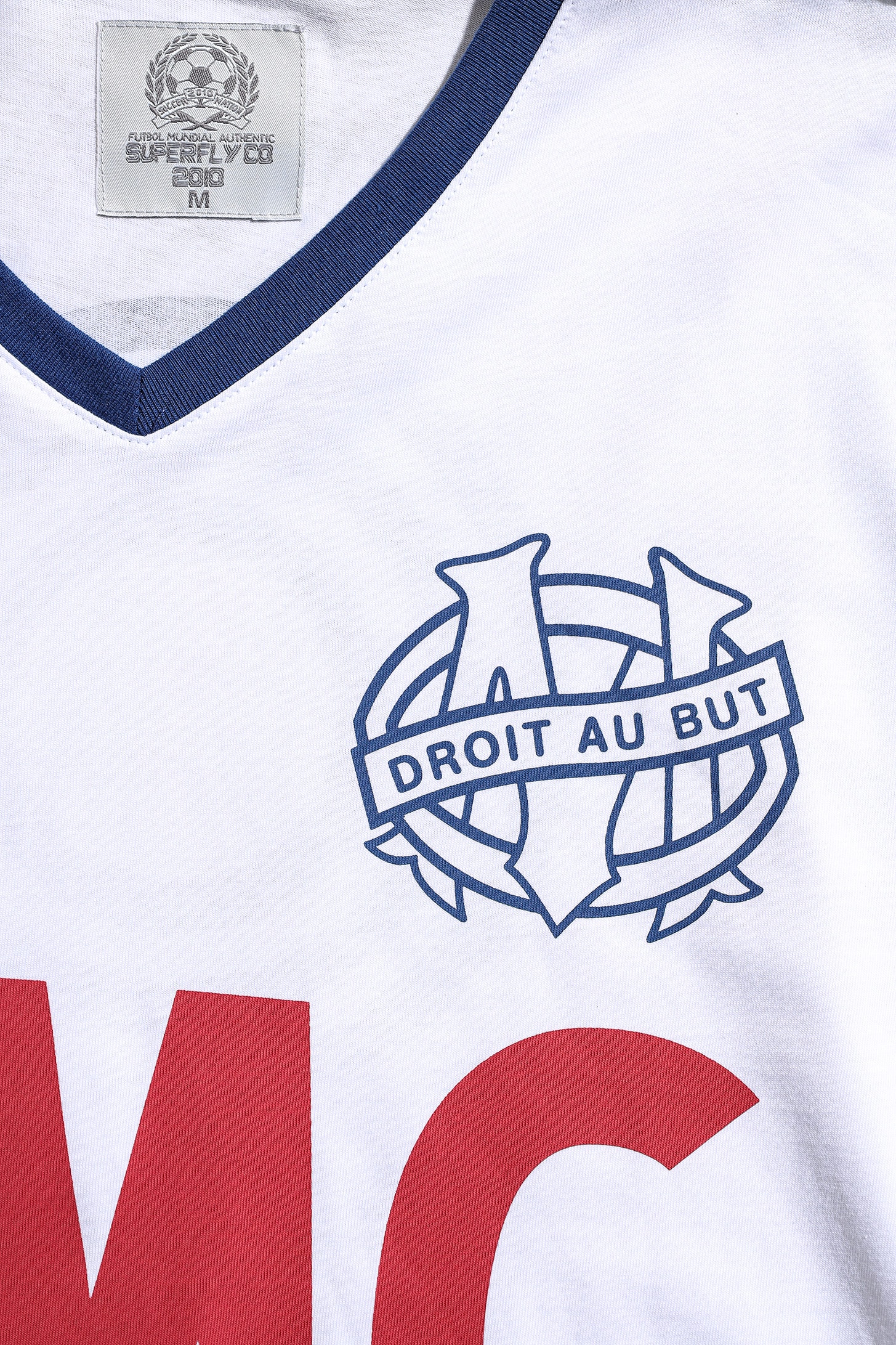 Olympique Marseille Jersey Beyaz Futbol Forması 1984/85