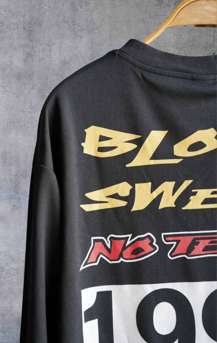 No Tears BMX Street Uzun Kol Siyah Forma