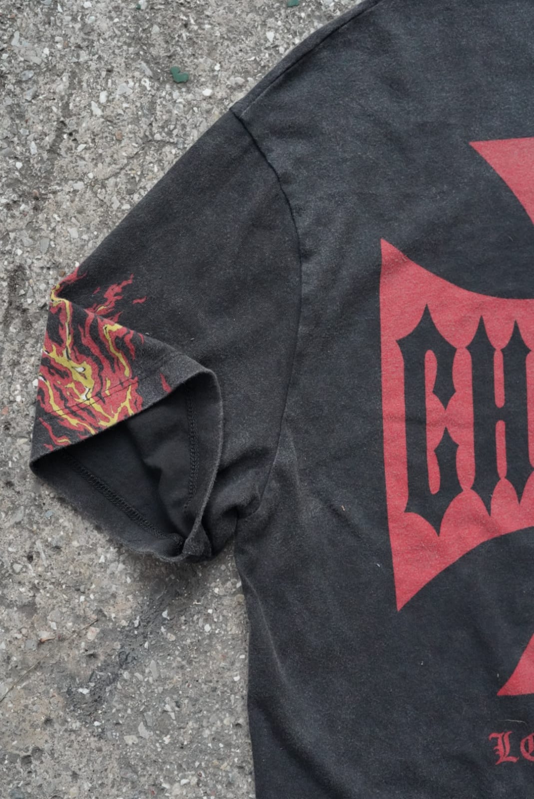 West Coast Choppers '' Hot Road'' Oversize Yıkamalı T-shirt