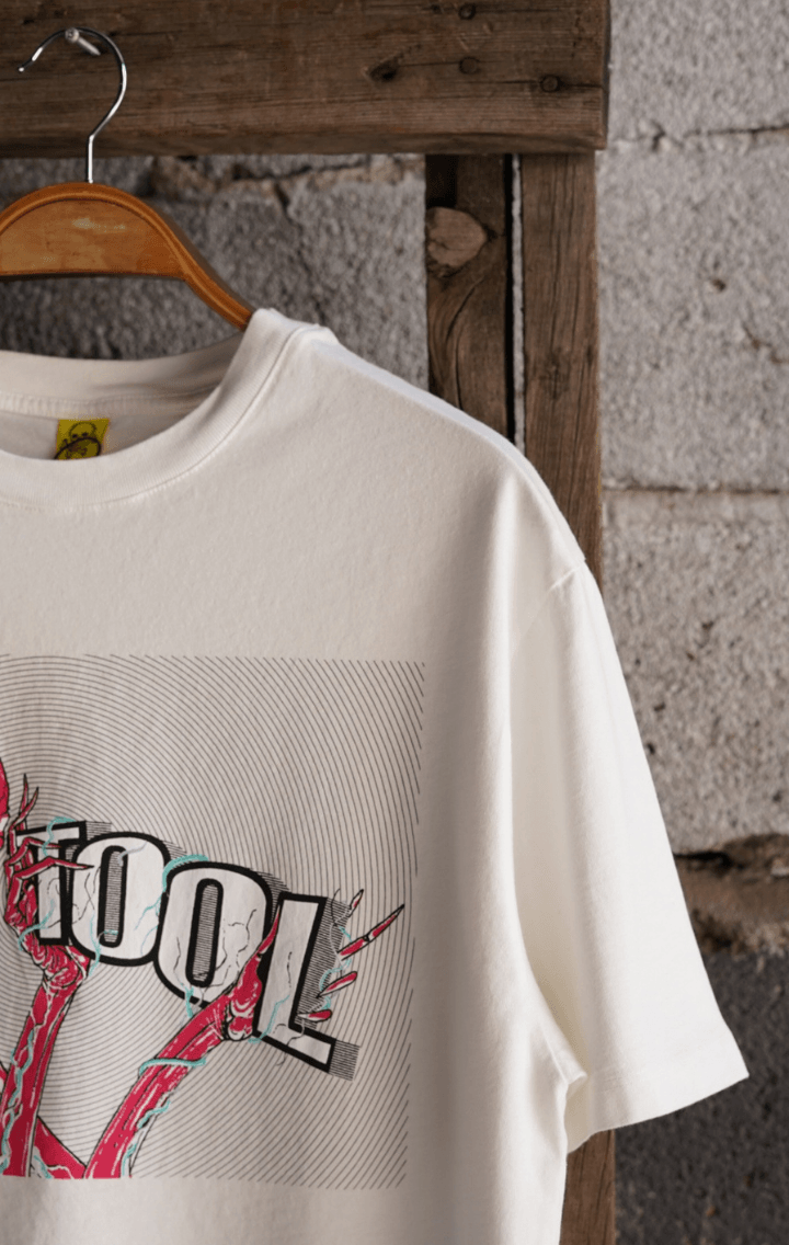 TOOL "Los Angeles Anatomy" Unisex Off White Kısa Kol Tişört