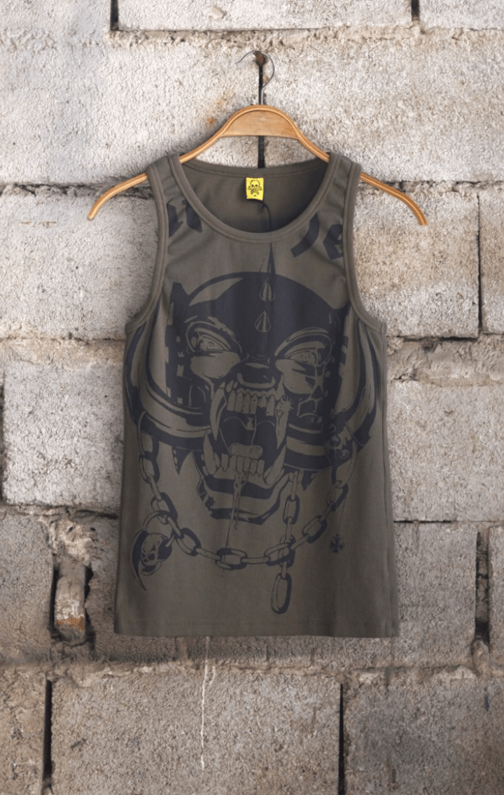 Motörhead Tank Haki Atlet