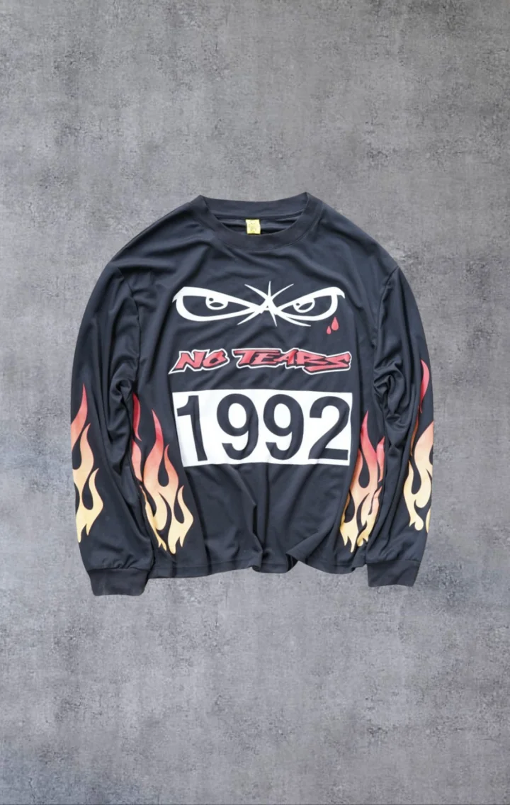 No Tears BMX Street Uzun Kol Siyah Forma
