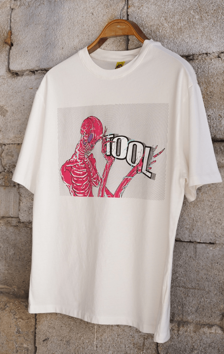 TOOL "Los Angeles Anatomy" Unisex Off White Kısa Kol Tişört