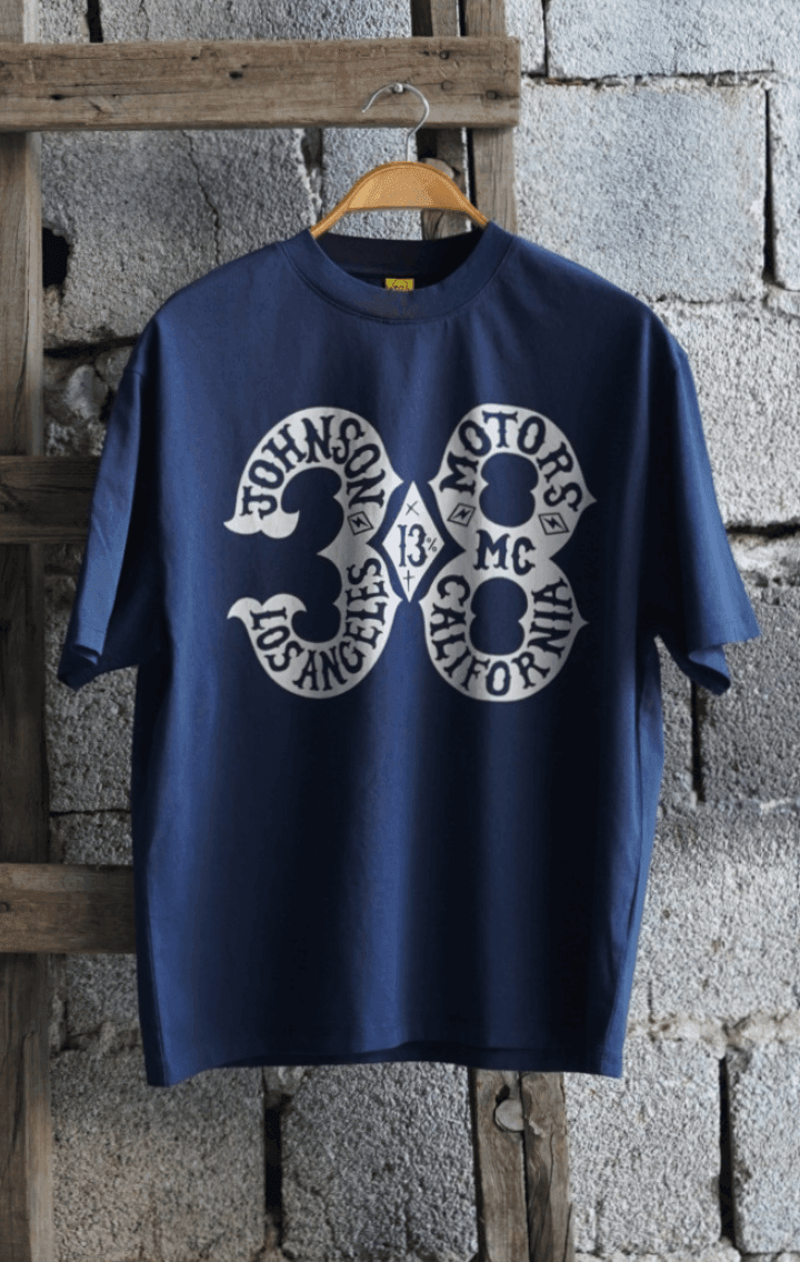 Johnson 38 Motors Motorcycle Regular Fit T-Shirt
