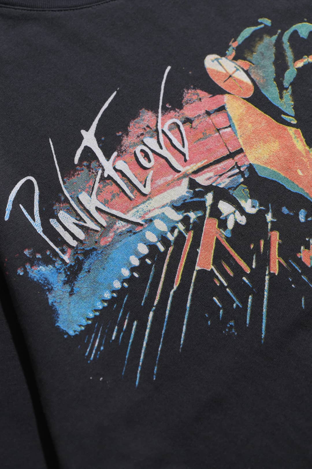 Pink Floyd The Wall Vintage Oversize Siyah Unisex Kısa Kol Tshirt