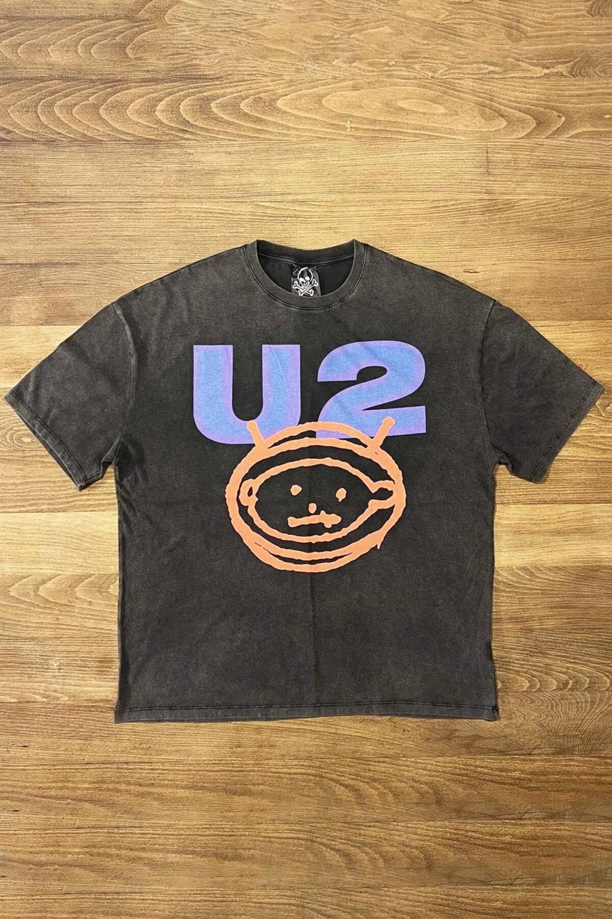 ''u2'' Vintage Oversize T-shirt