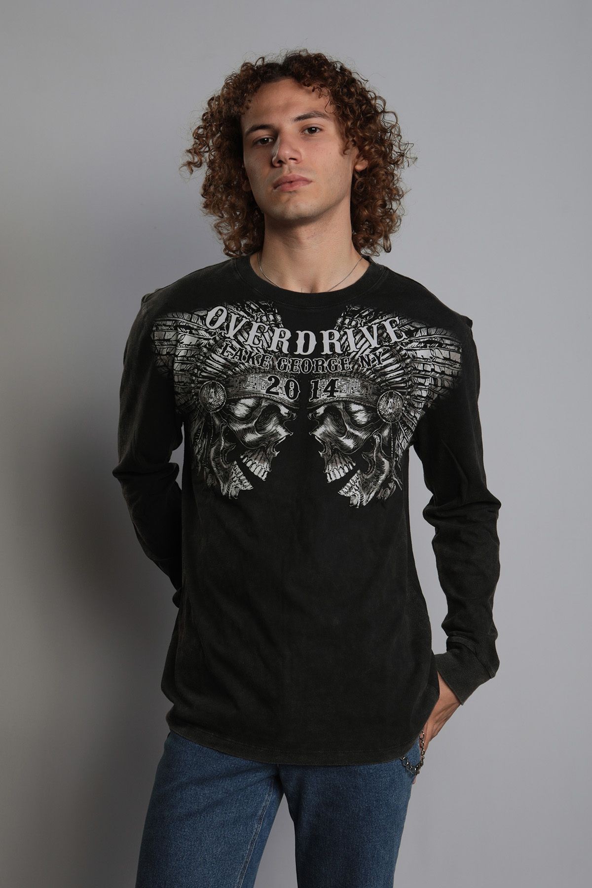 "Skull Chief" Vintage Long Sleeve T-shirt