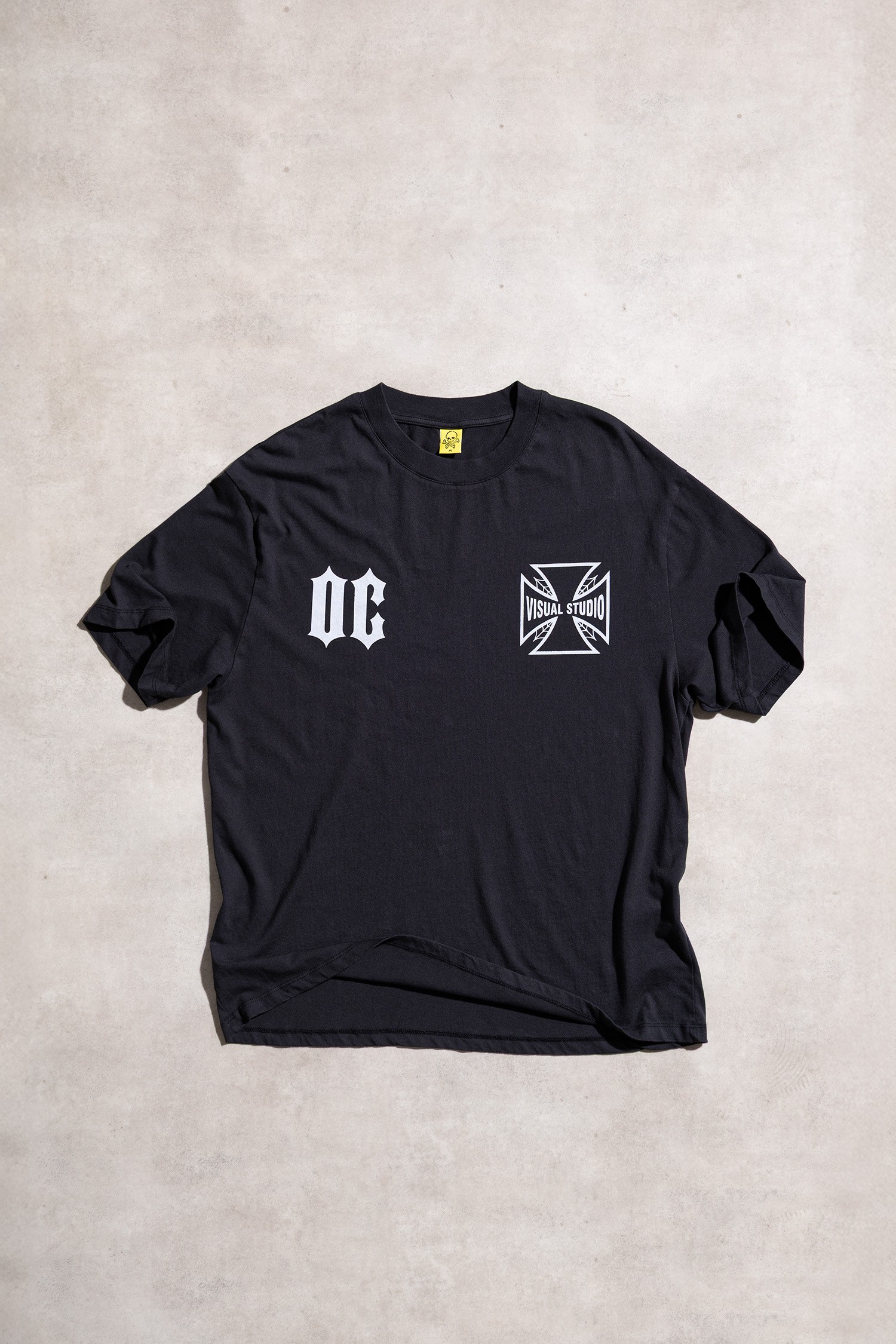 Long Beach Visual Studio Gothic Oversize Kısa Kol Tshirt