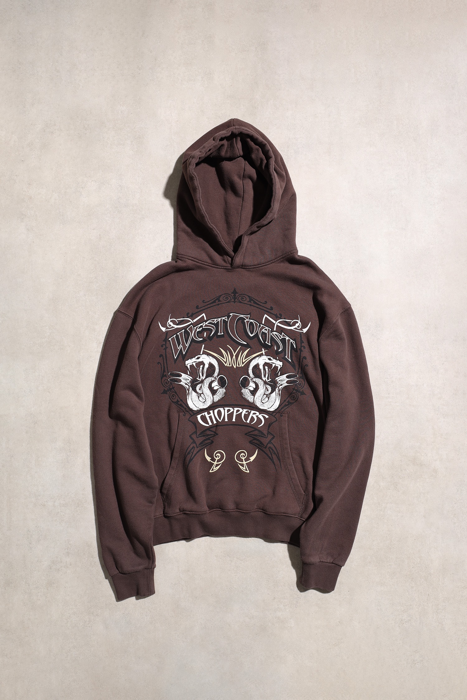 West Coast Choppers Brown Sweatshirt Hoodie