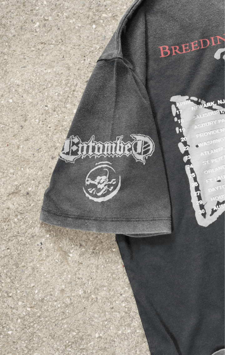 Entombed Already Dead Taş Yıkamalı Oversize Unisex Tshirt