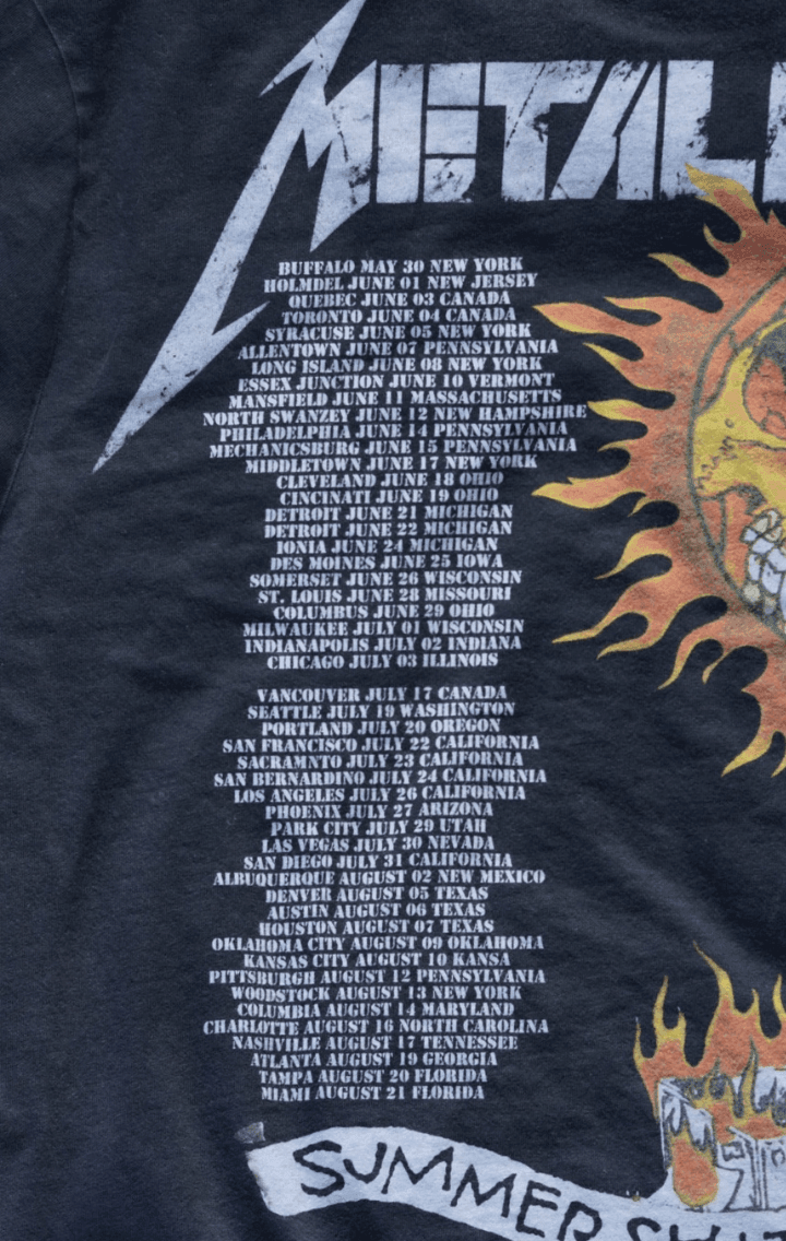 Metallica Summer Tour 94 Oversize T-shirt