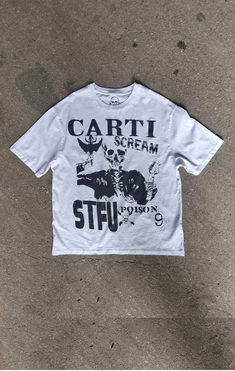 "Carti Playboy" Oversize Punk T-shirt