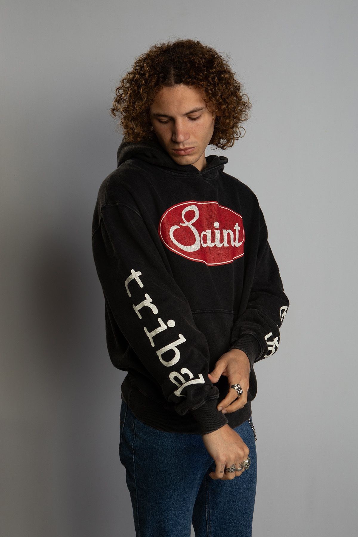 Saint '' Raging Tribal '' Sweatshirt Hoodie