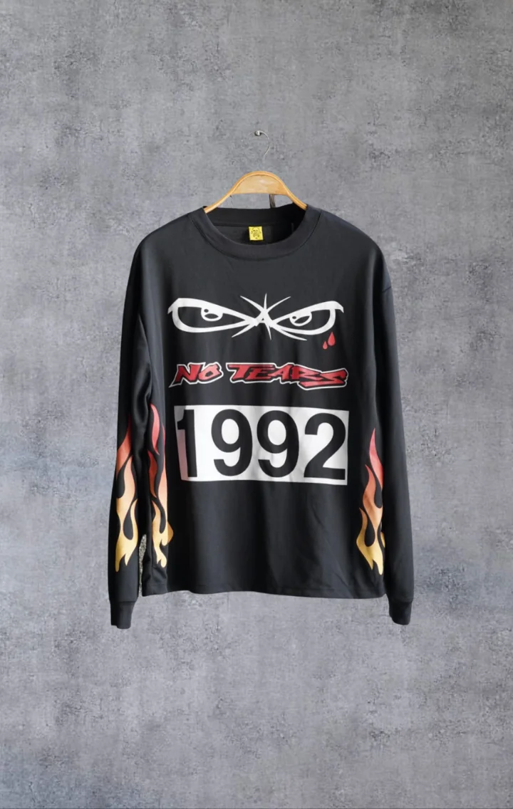 No Tears BMX Street Uzun Kol Siyah Forma