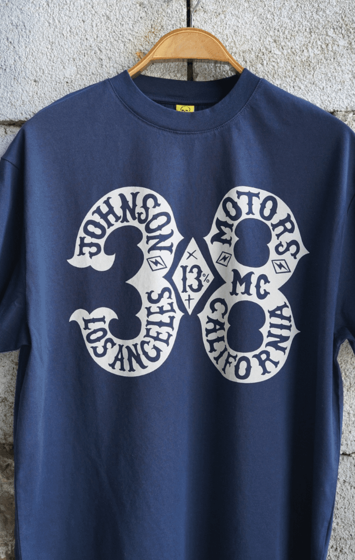 Johnson 38 Motors Motorcycle Regular Fit T-Shirt