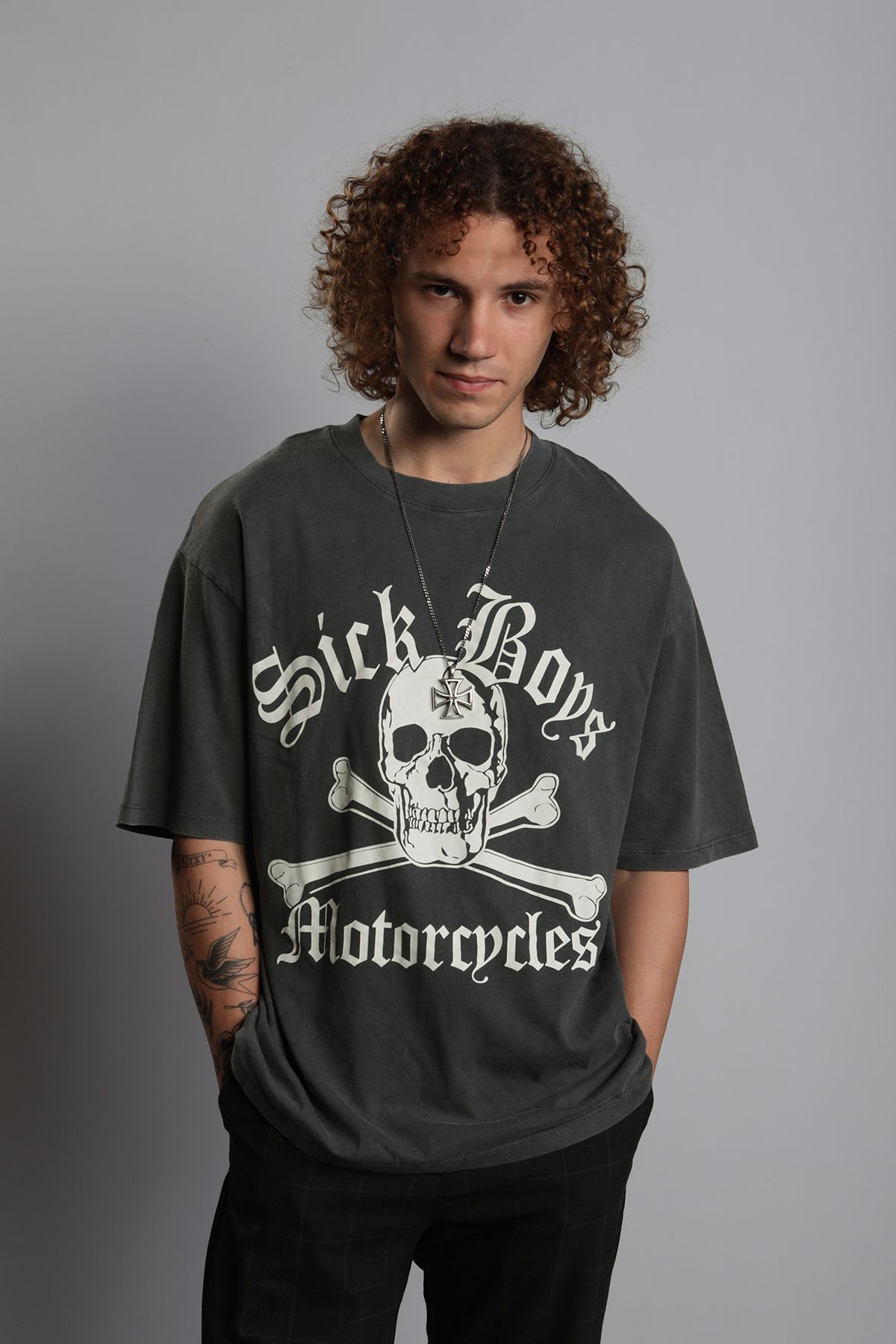 ''Sick Boy'' Vintage Oversize T-shirt